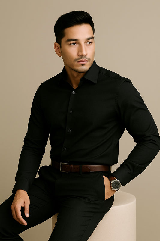 Black Formal shirt
