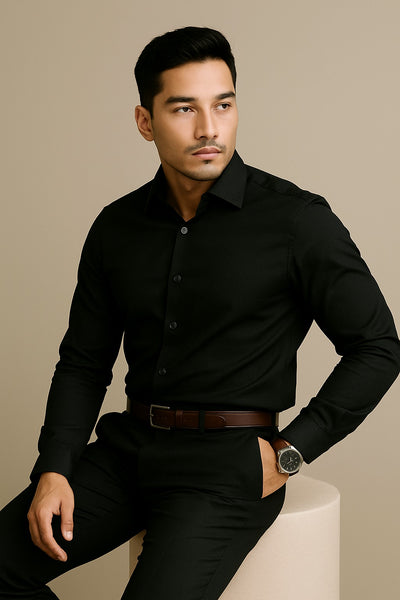 Black Formal shirt