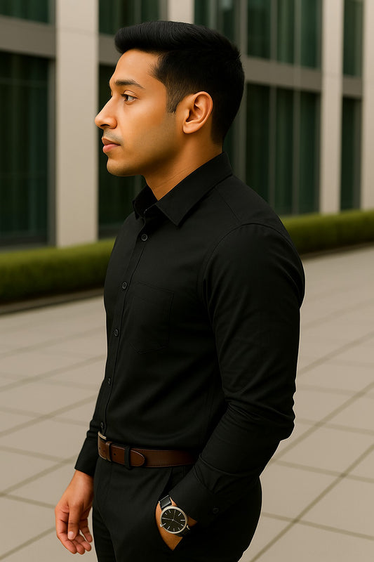 Black Formal shirt