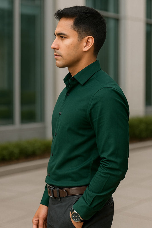Green Formal shirt