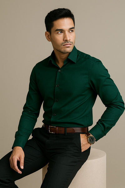 Green Formal shirt