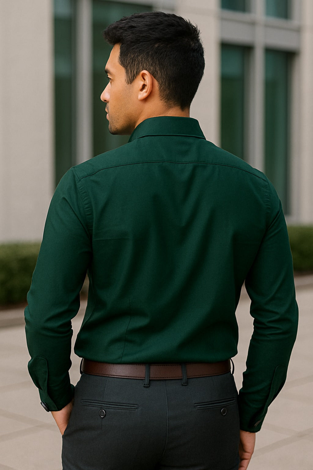 Green Formal shirt